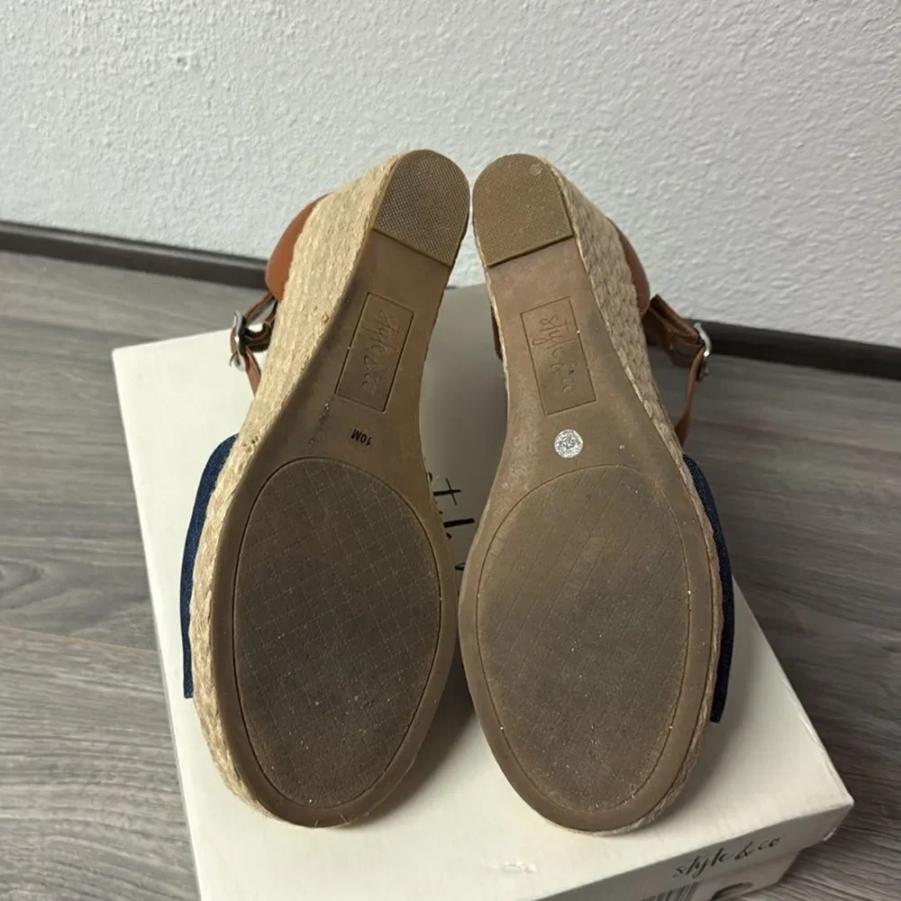 Style & Co Women's Seleeney Wedge Sandals